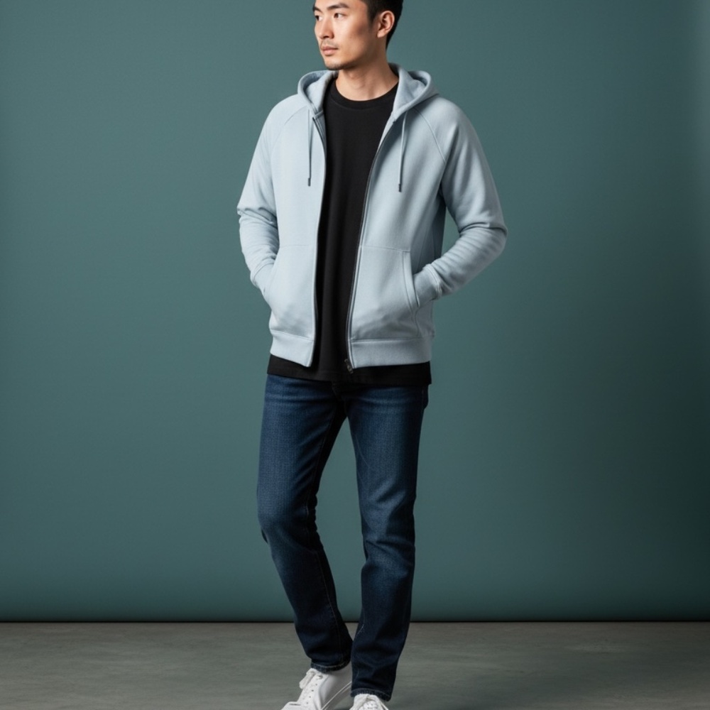 Jordan Craig Uptown Stackable Jogger Suit in Sky Blue